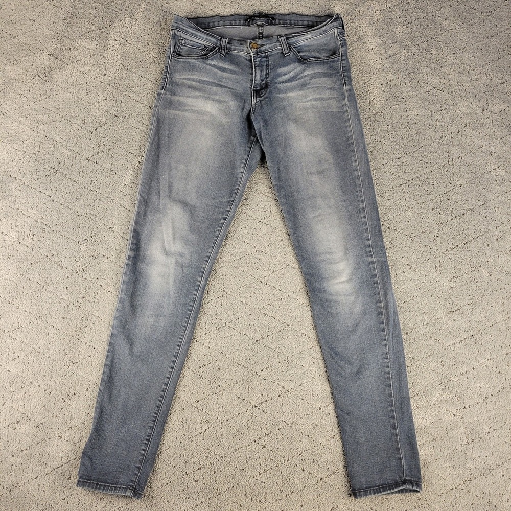 Flying Monkey Jeans Womens 29 Blue Low Rise Skinny Ankle Whisker Stretch Denim